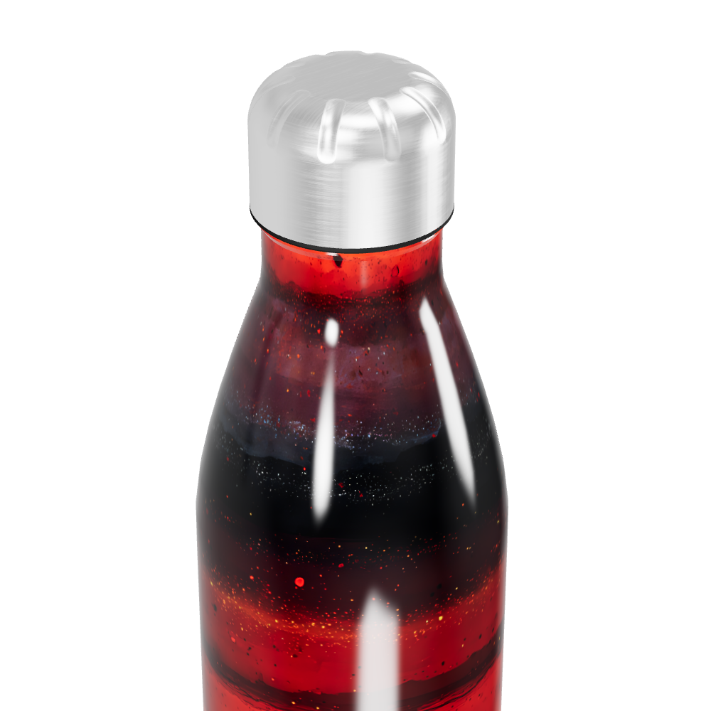 Garrafa Inox - Estampa Colorida Vermelha