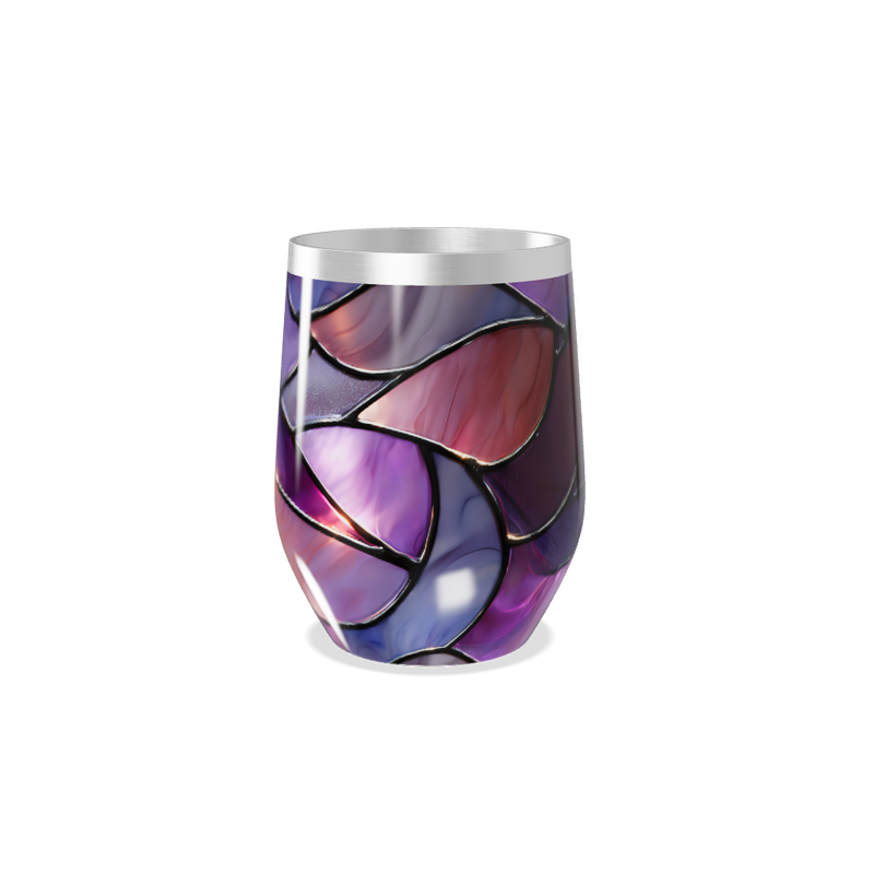 Copo Térmico Slim - Vidro Colorido Abstrato