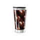 Copo Térmico - Corações Chocolate Aço Inox