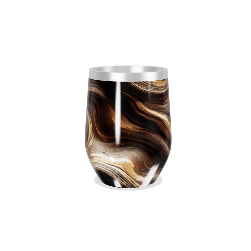 Copo Térmico Slim - Efeito Mármore Madeira