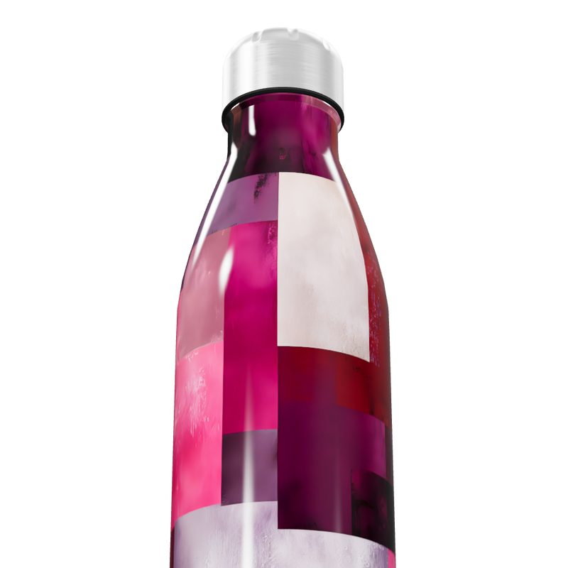 Garrafa Inox - Estampa Colorida Geométrica