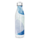 Garrafa Inox Azul com Estampa Abstrata