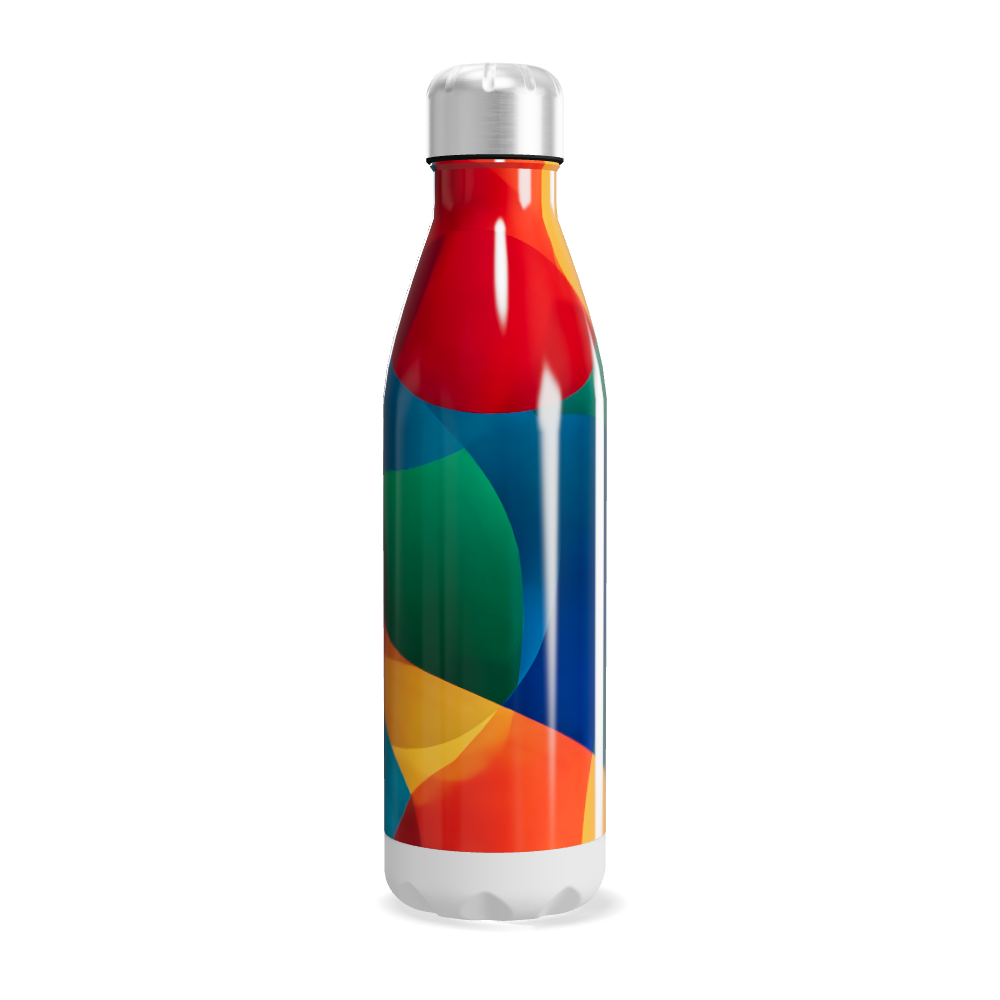 Garrafa Inox - Colorida Abstrata 500ml