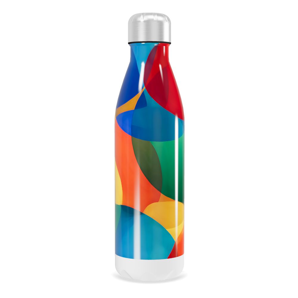 Garrafa Inox - Colorida Abstrata 500ml