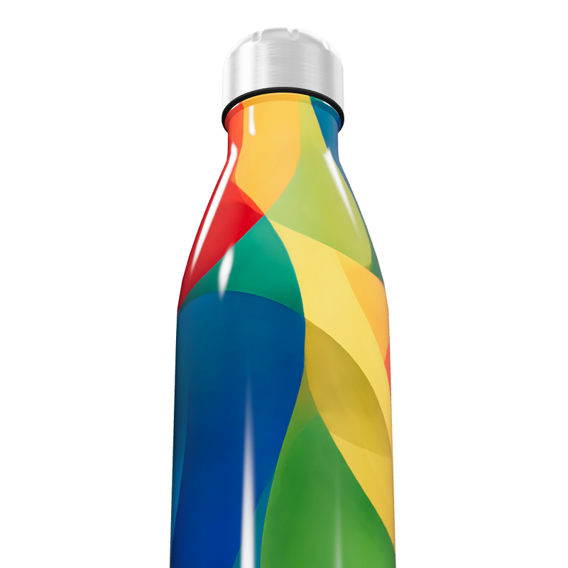 Garrafa Inox - Colorida Abstrata 750ml