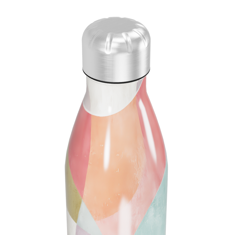 Garrafa Inox - Estampa Colorida Abstrata