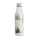 Garrafa Inox - Geométrica Bege e Branca