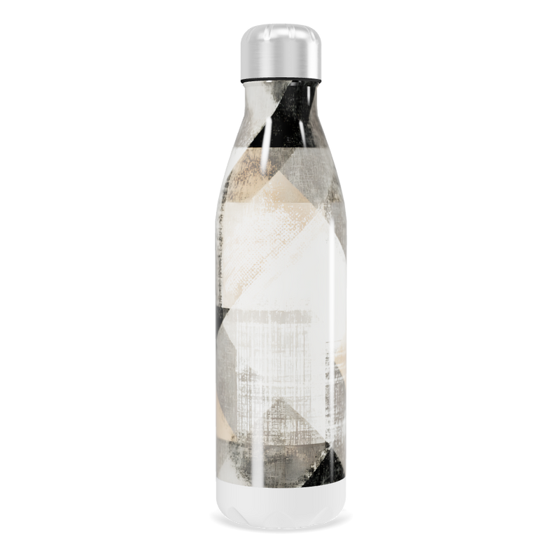 Garrafa Inox - Estampa Geométrica Moderna
