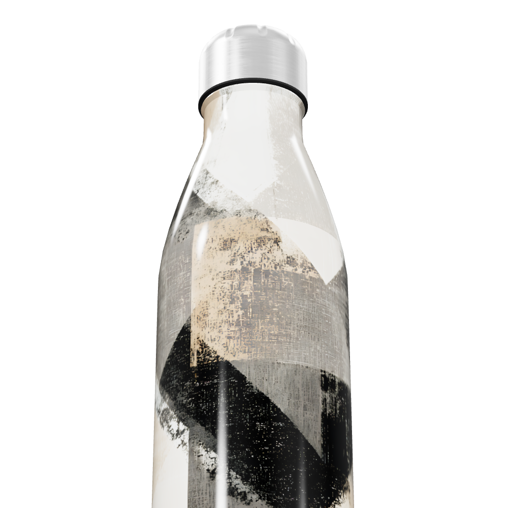 Garrafa Inox - Estampa Geométrica Moderna