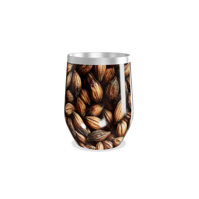 Copo Térmico Slim - Estampa Grãos Madeira