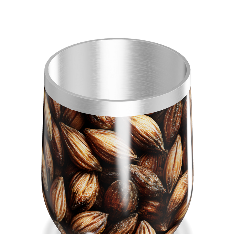 Copo Térmico Slim - Estampa Grãos Madeira