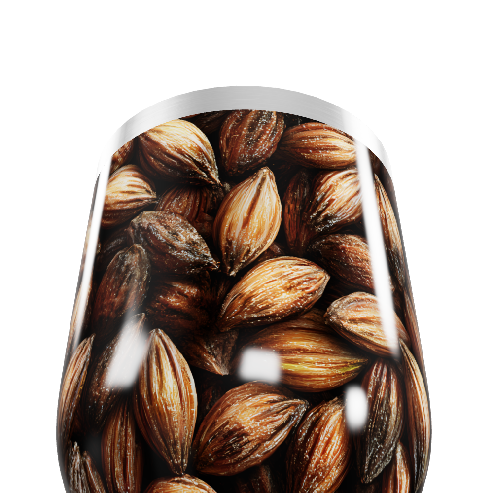 Copo Térmico Slim - Estampa Grãos Madeira