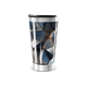 Copo Térmico - Design Geométrico Azul