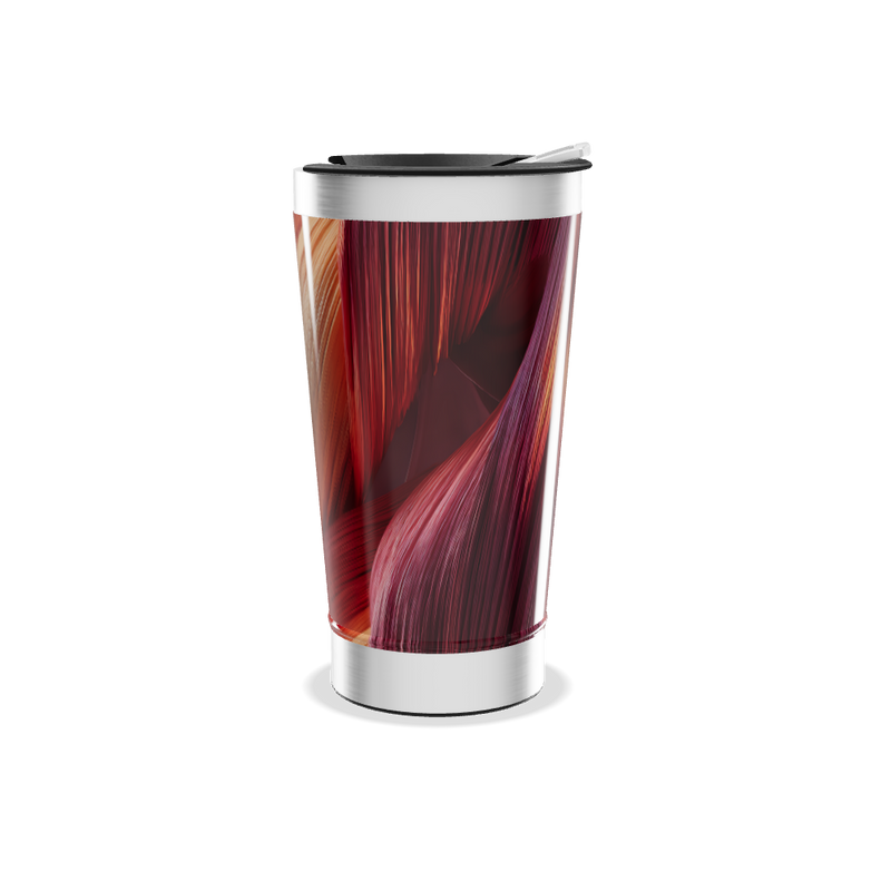 Copo Térmico - Estampa Abstrata Colorida