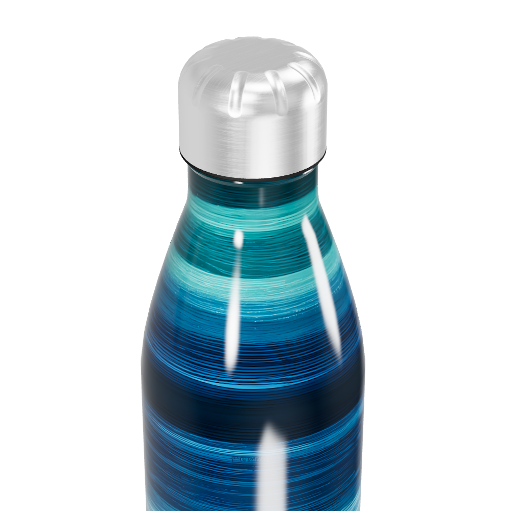 Garrafa Inox Listrada Azul Verde