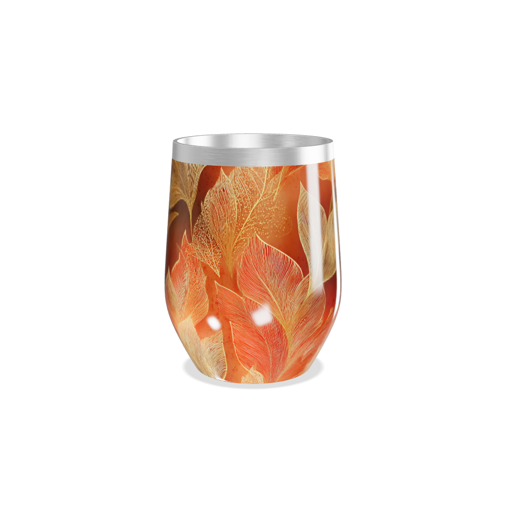 Copo Térmico Slim - Folhas Outono Aço Inox