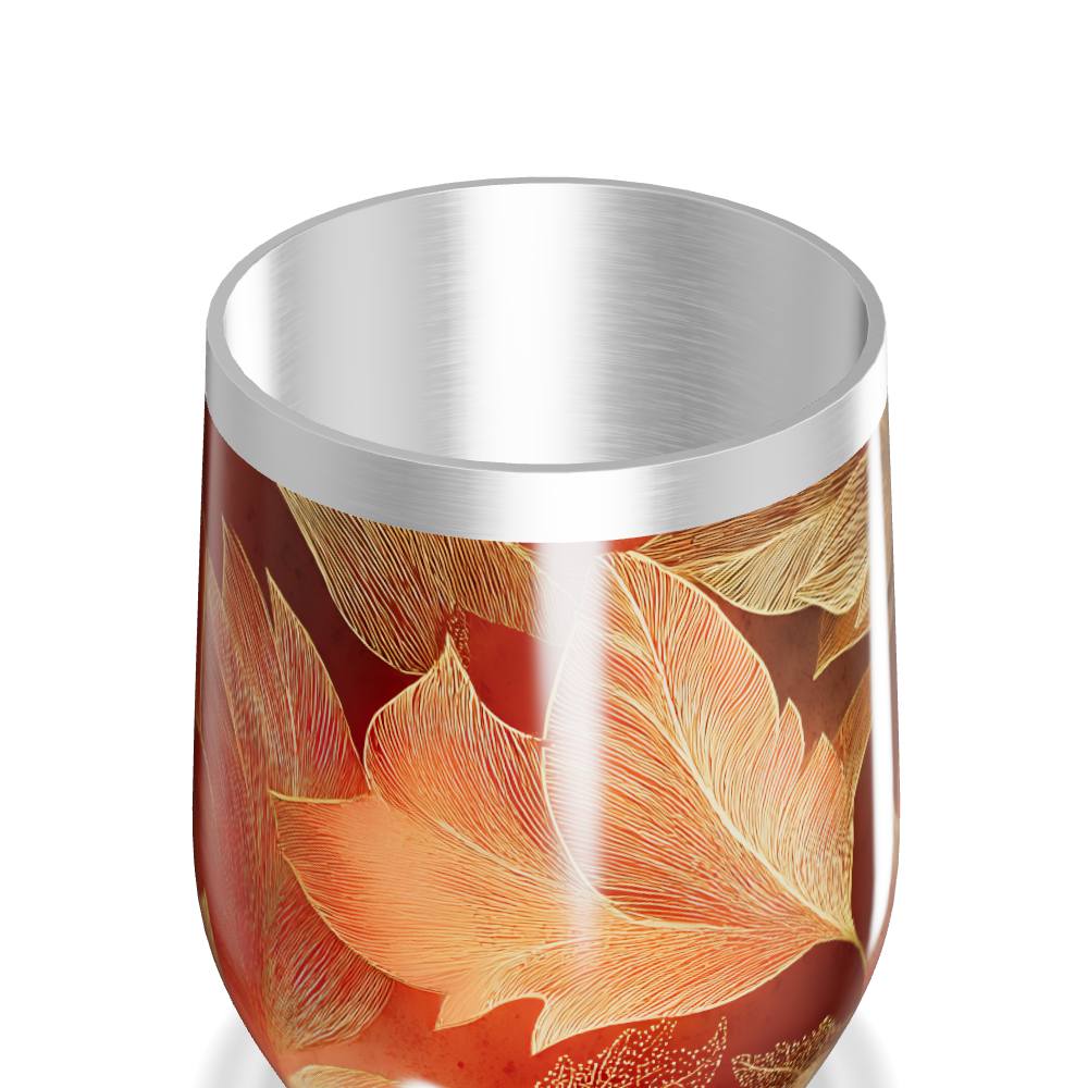 Copo Térmico Slim - Folhas Outono Aço Inox