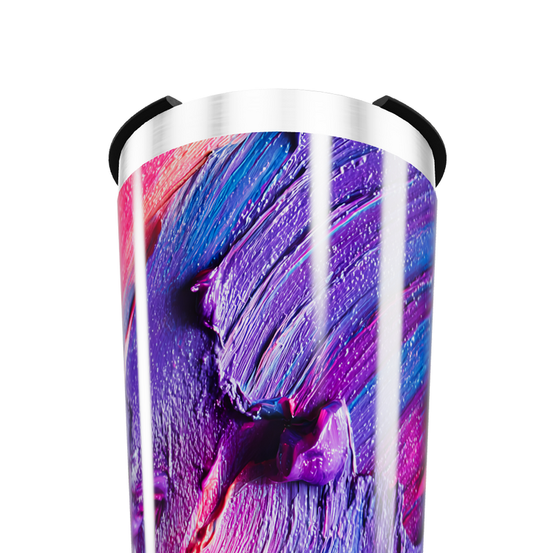 Copo Térmico - Colorido com Arte Abstrata