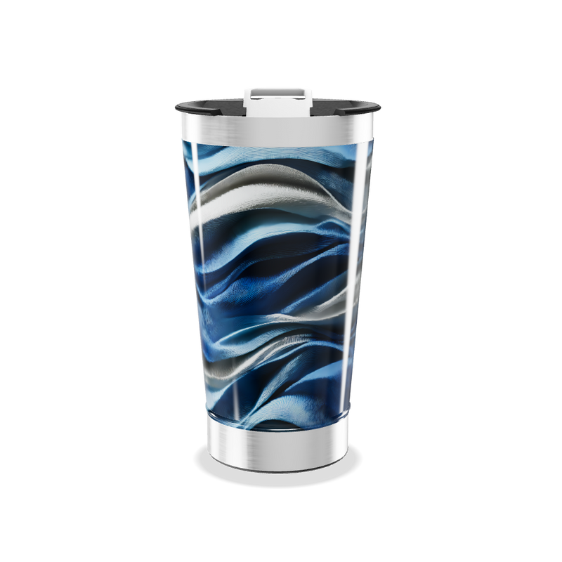 Copo Térmico - Estampa Ondas Azul