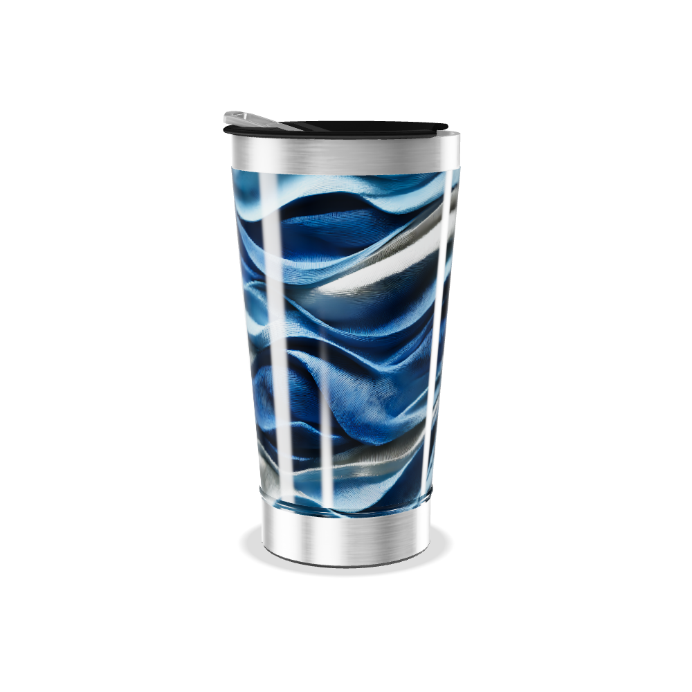 Copo Térmico - Estampa Ondas Azul