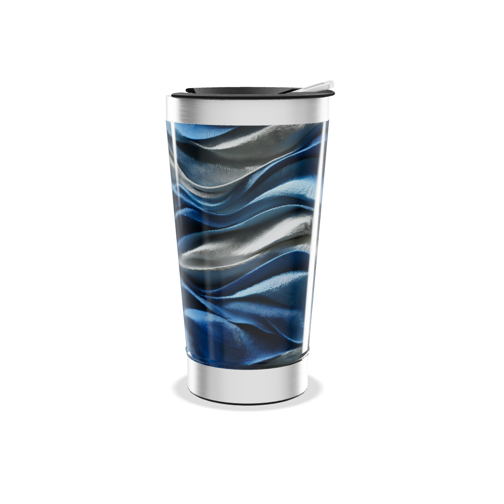 Copo Térmico - Estampa Ondas Azul