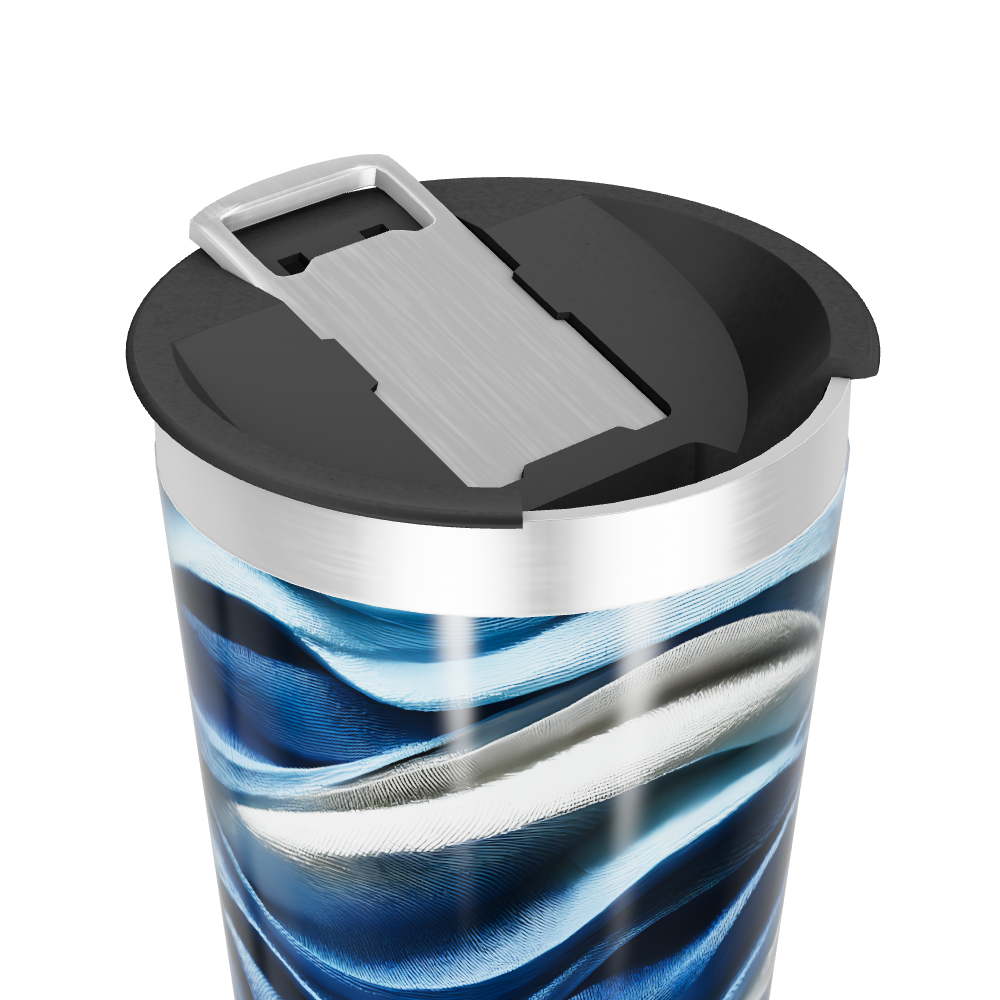 Copo Térmico - Estampa Ondas Azul