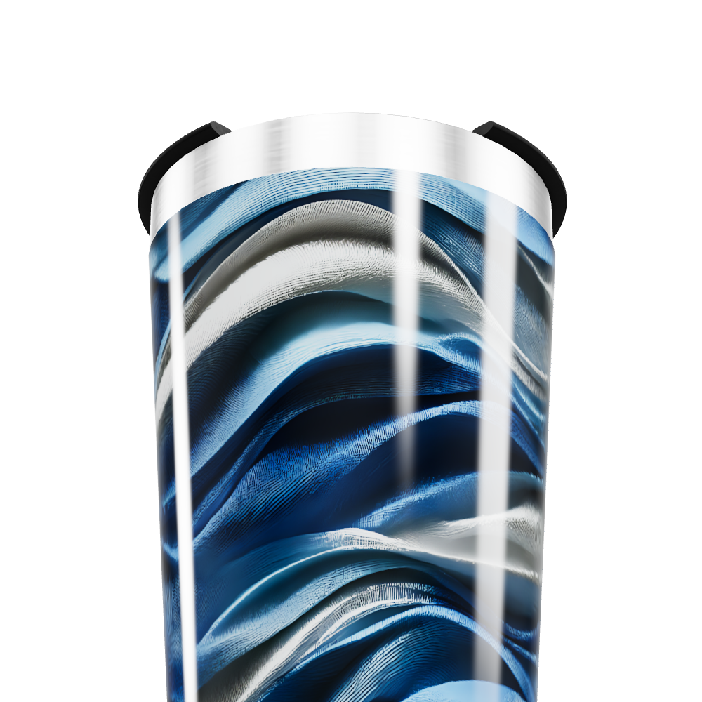Copo Térmico - Estampa Ondas Azul