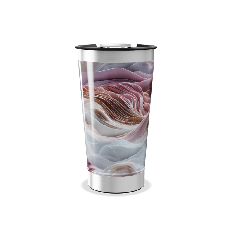 Copo Térmico - Estampa Abstrata Multicolorida