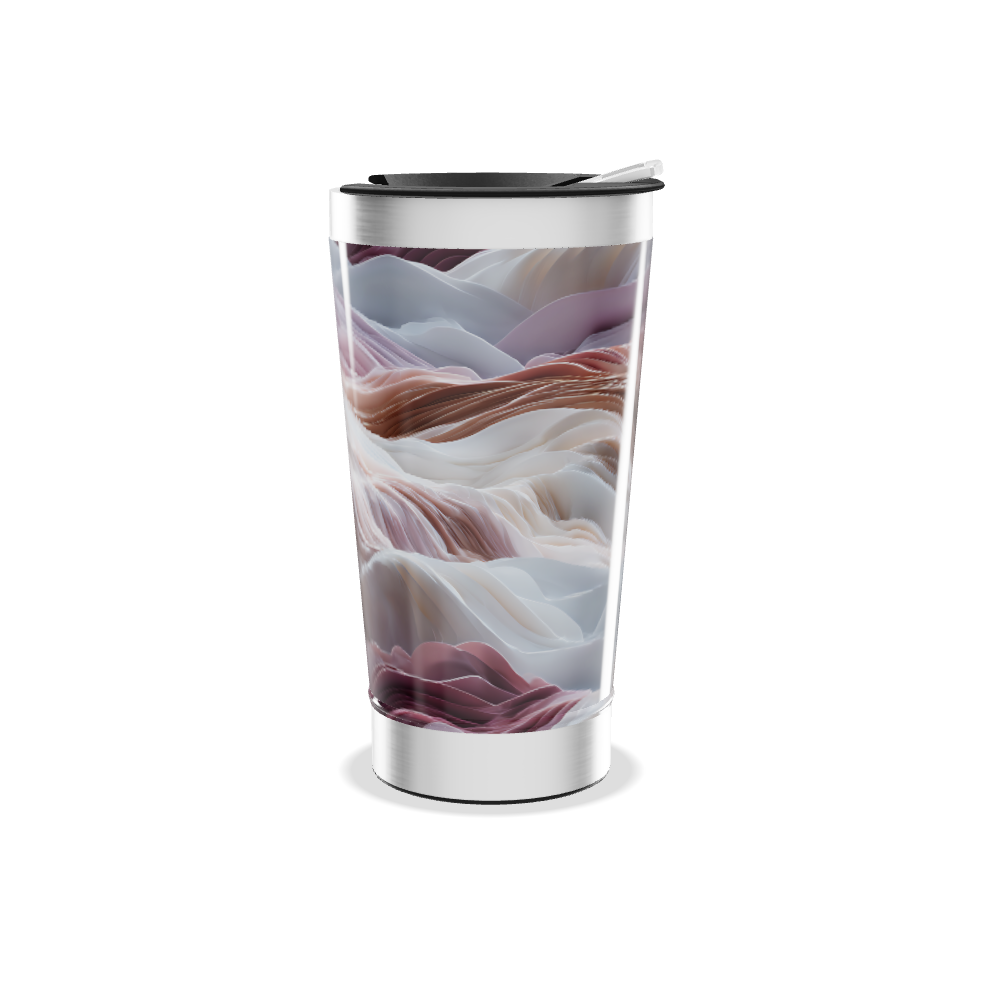 Copo Térmico - Estampa Abstrata Multicolorida