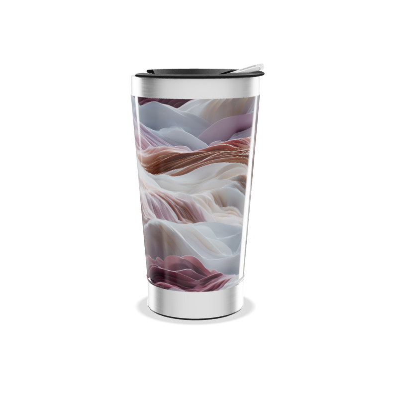 Copo Térmico - Estampa Abstrata Multicolorida