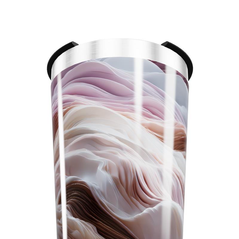 Copo Térmico - Estampa Abstrata Multicolorida