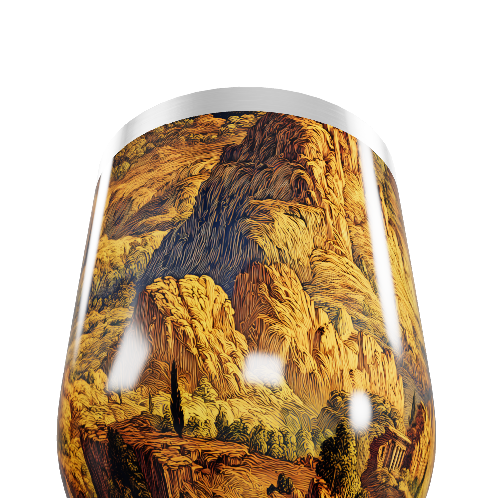 Copo Térmico Slim - Montanha Colorida Aço