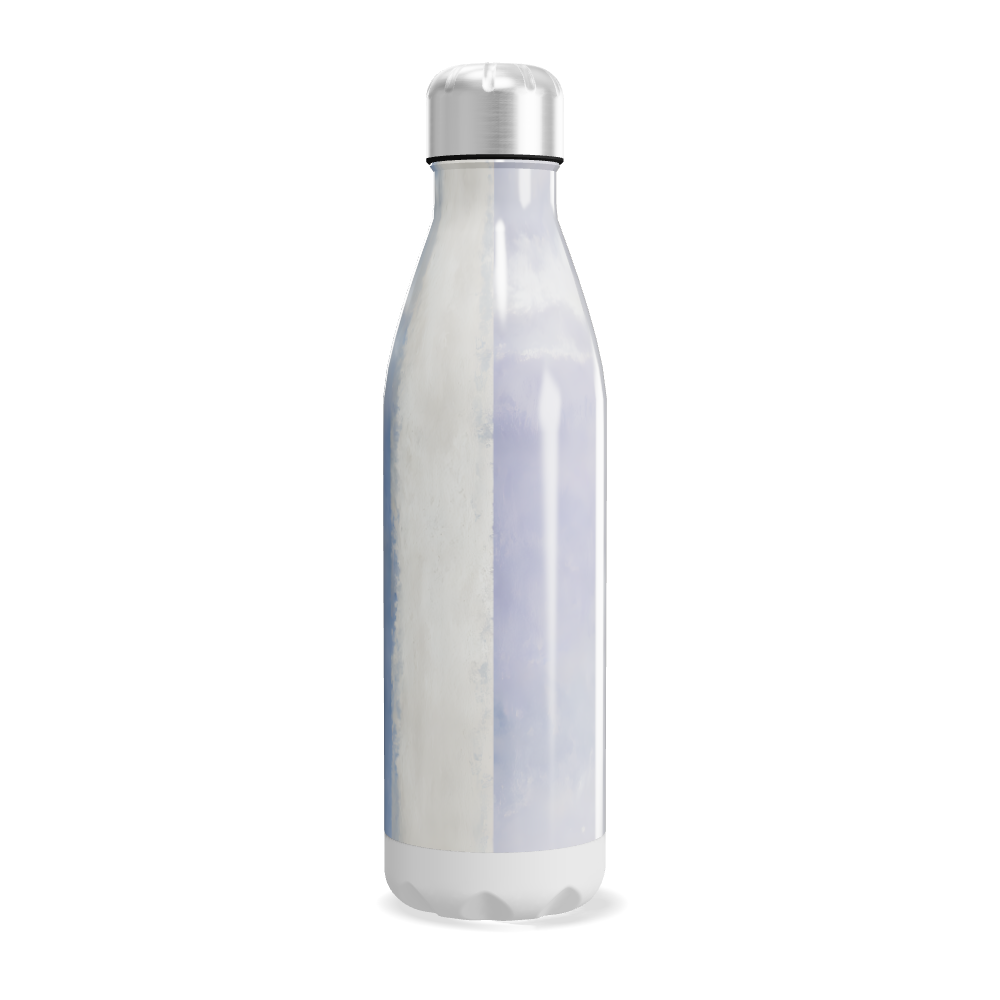 Garrafa Inox Branco Perolado 500ml