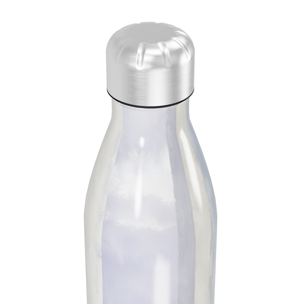 Garrafa Inox Branco Perolado 500ml