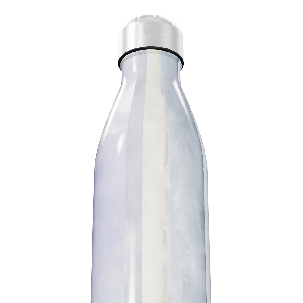 Garrafa Inox Branco Perolado 500ml