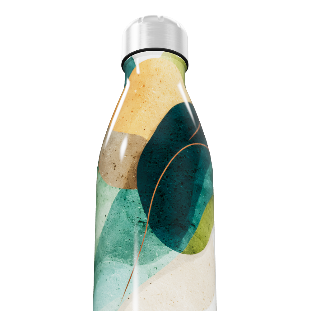 Garrafa Inox Estampada - Colorida 500ml