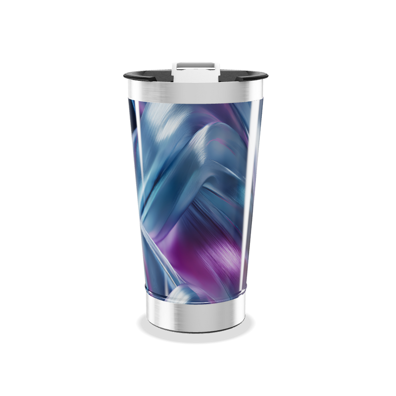 Copo Térmico - Azul e Roxo Metálico