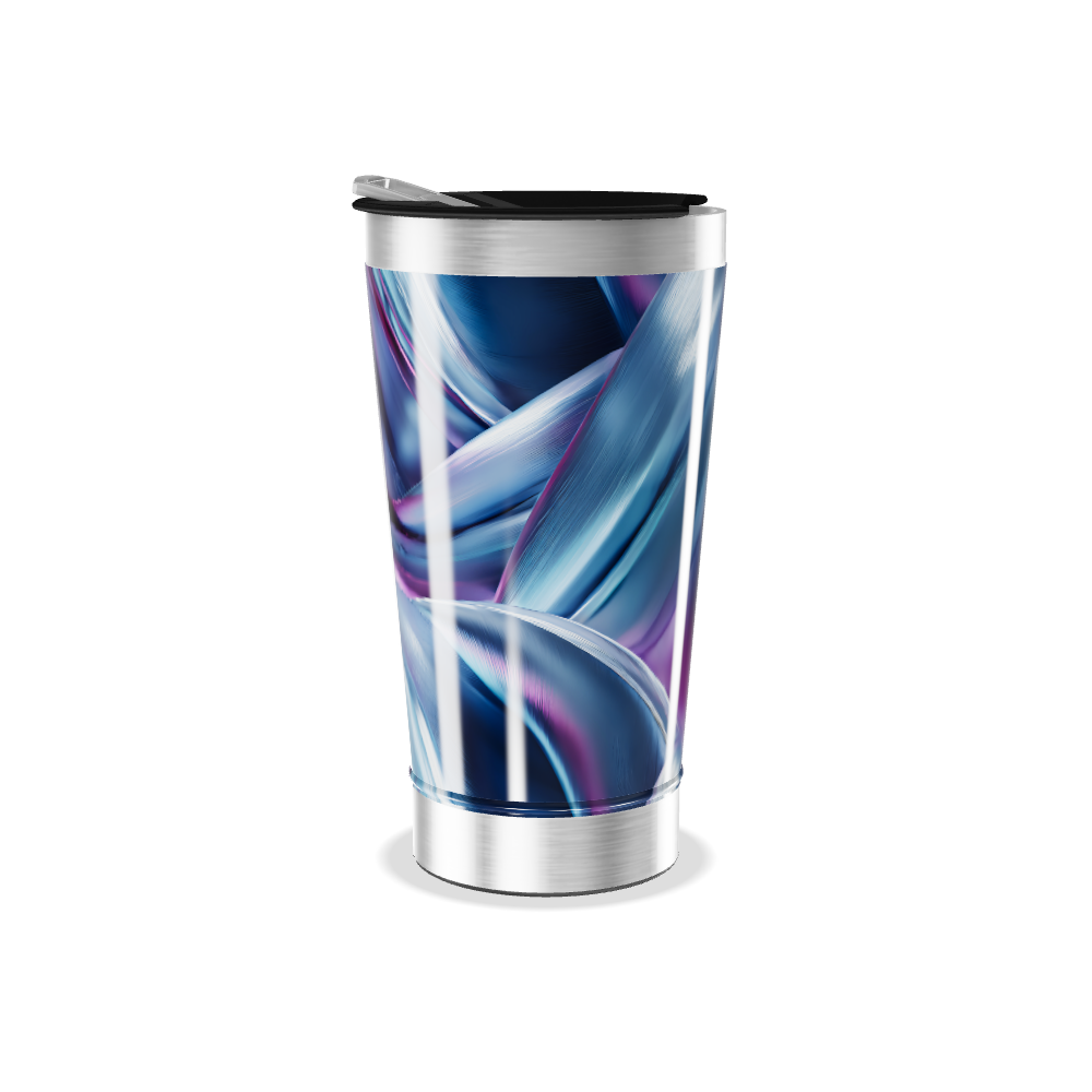 Copo Térmico - Azul e Roxo Metálico