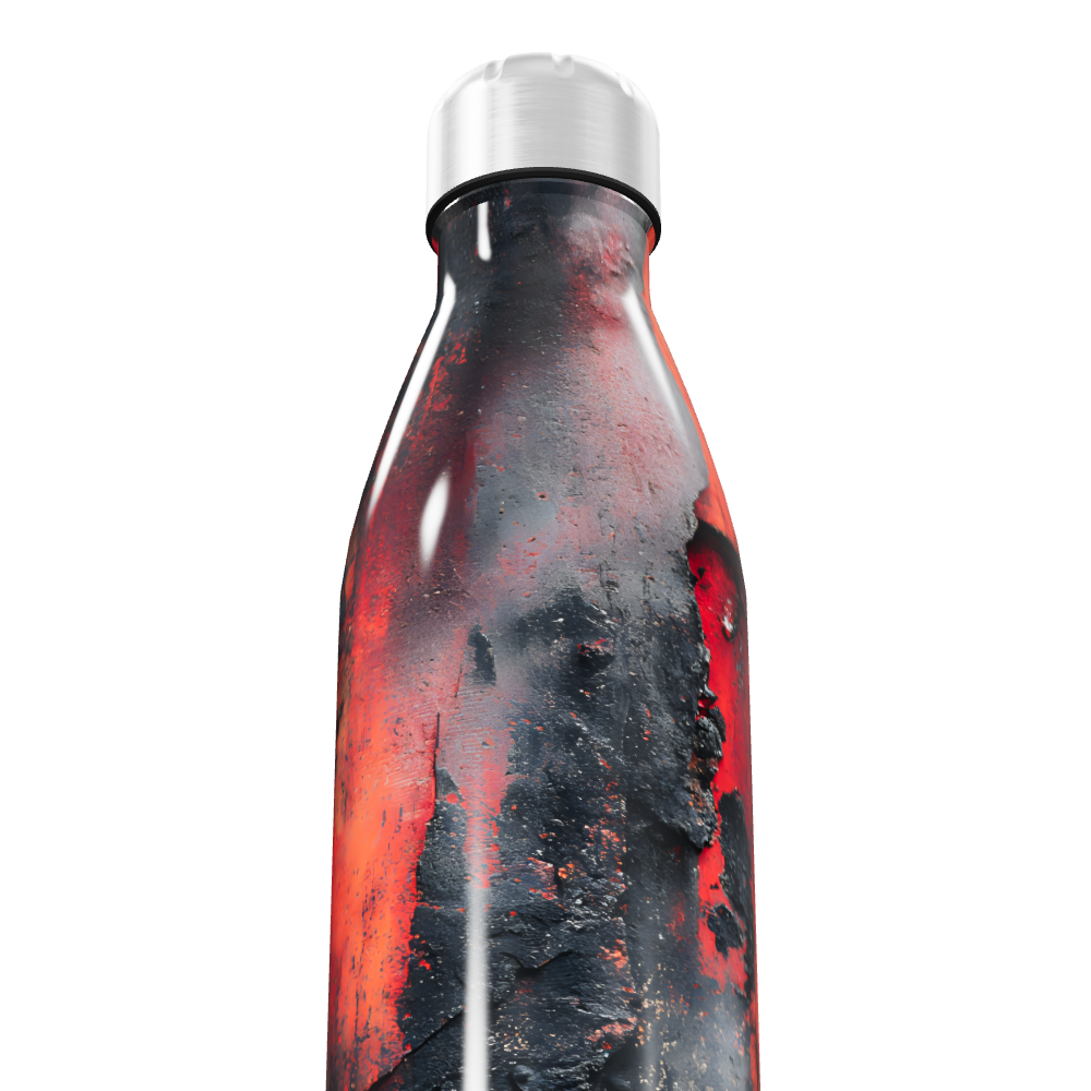 Garrafa Inox Estampa Vulcânica 500ml