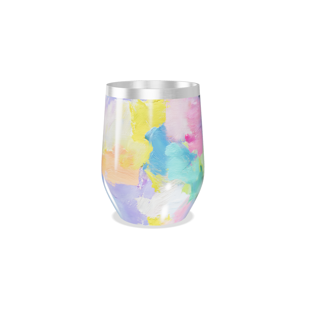 Copo Térmico Slim - Estampa Colorida Abstrata