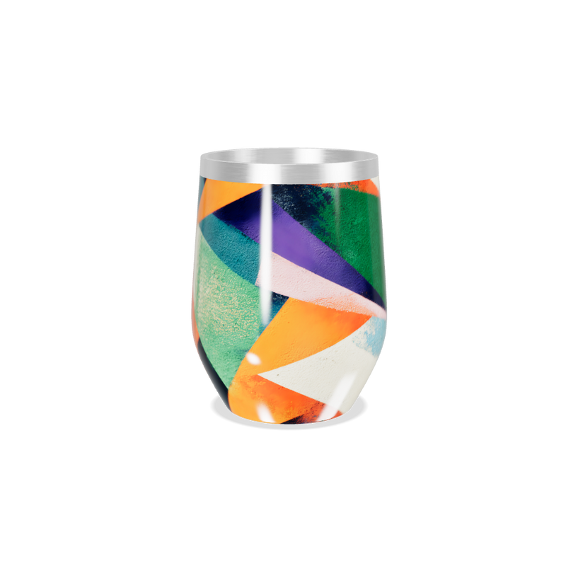 Copo Térmico Slim - Estampa Colorida Abstrata