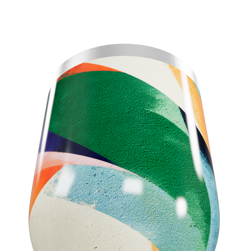 Copo Térmico Slim - Estampa Colorida Abstrata