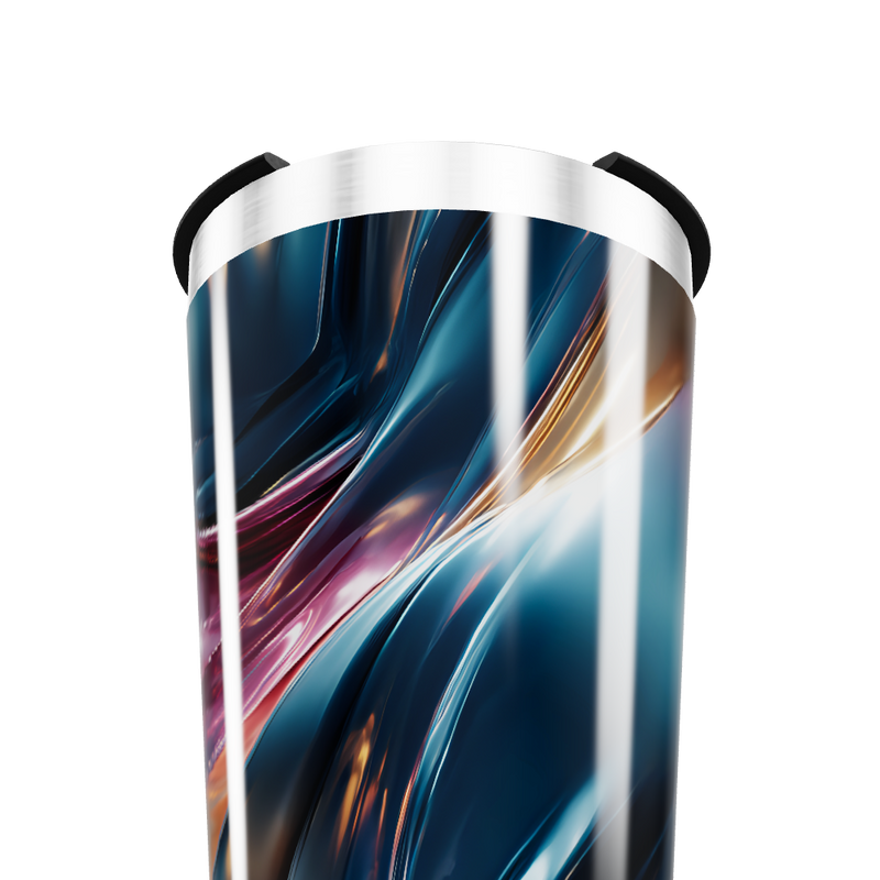 Copo Térmico - Design Abstrato Multicor