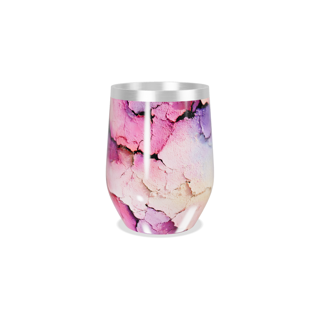 Copo Térmico Slim - Estampa Roxa e Rosa