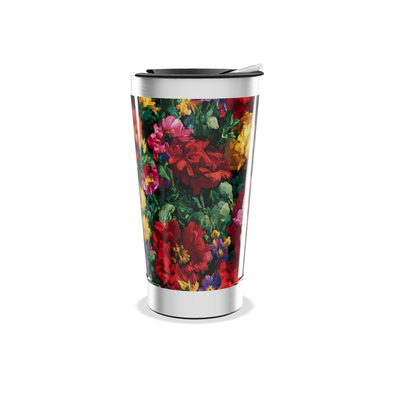 Copo Térmico - Estampa Floral Colorida