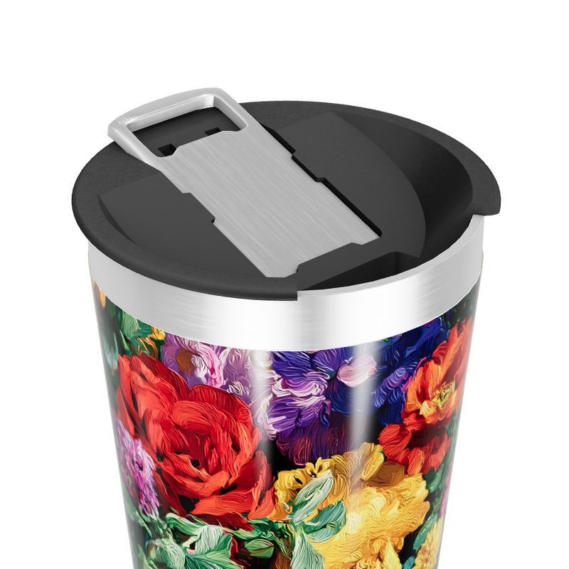 Copo Térmico - Estampa Floral Colorida