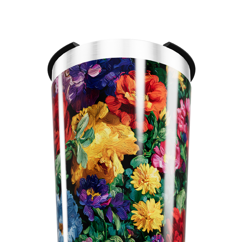 Copo Térmico - Estampa Floral Colorida