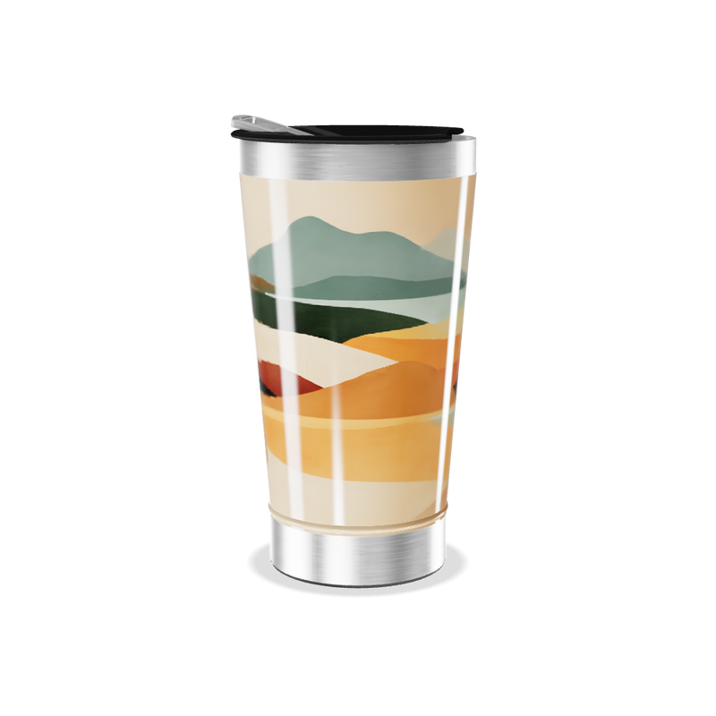 Copo Térmico - Paisagem Colorida Inox