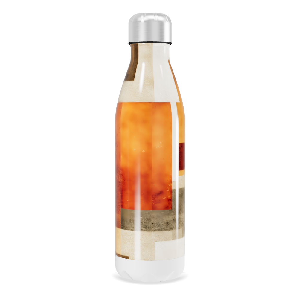 Garrafa Inox - Estampa Geométrica Colorida