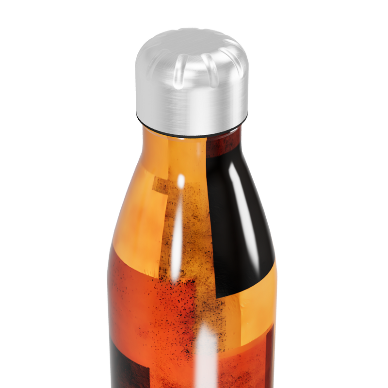 Garrafa Inox - Estampa Abstrata Colorida